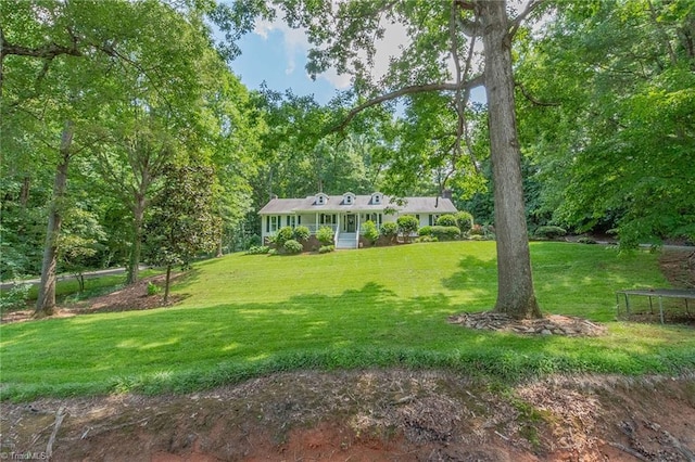 250 Oakmont Ter, Lexington, NC 27295 - view of front facade featuring a front yard