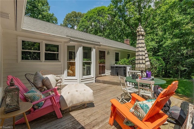 250 Oakmont Ter, Lexington, NC 27295 - view of wooden deck