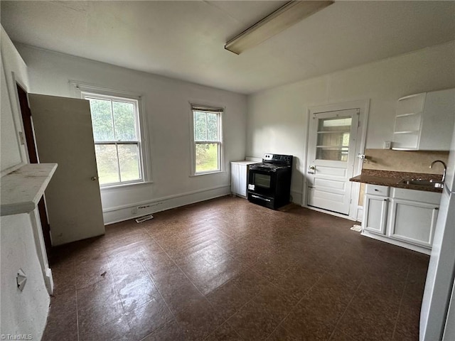 interior space with sink