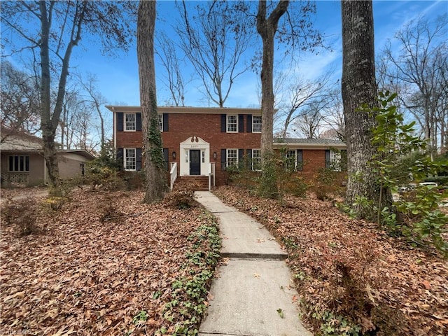 view of colonial inspired home