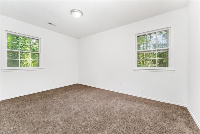 1 Red Fern Ct, Greensboro, NC 27455 - spare room featuring healthy amount of natural light, dark carpet, and baseboards