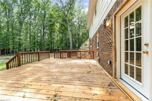 1 Red Fern Ct, Greensboro, NC 27455 - view of wooden deck