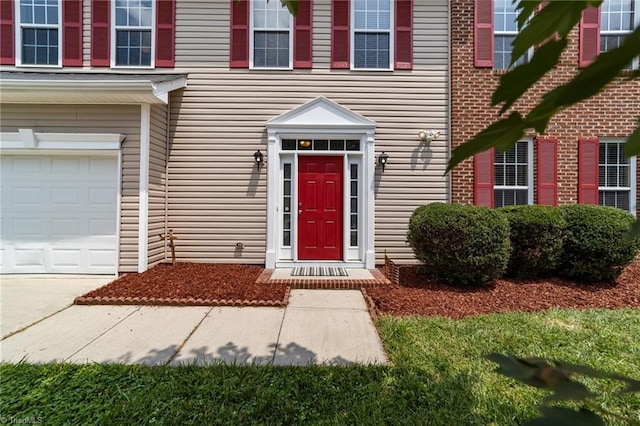 6416 Rock Springs Rd, Greensboro, NC 27410 - property entrance featuring a garage