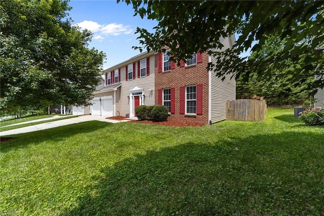 6416 Rock Springs Rd, Greensboro, NC 27410 - colonial inspired home featuring driveway and brick siding