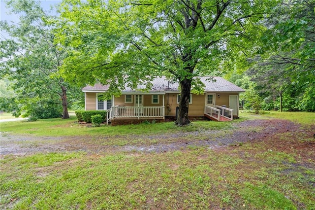 2796 Grant Trl, Randleman, NC 27317 - view of front of property with a wooden deck