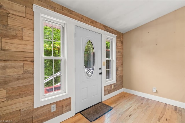 2796 Grant Trl, Randleman, NC 27317 - entryway featuring plenty of natural light, baseboards, and hardwood / wood-style flooring