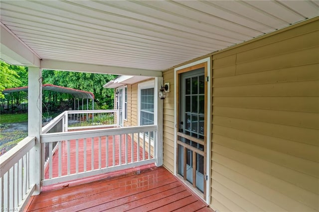 2796 Grant Trl, Randleman, NC 27317 - view of wooden terrace