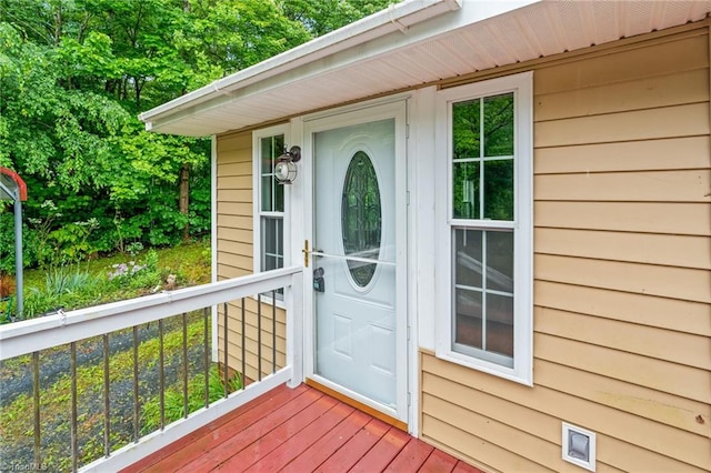 2796 Grant Trl, Randleman, NC 27317 - property entrance with a deck