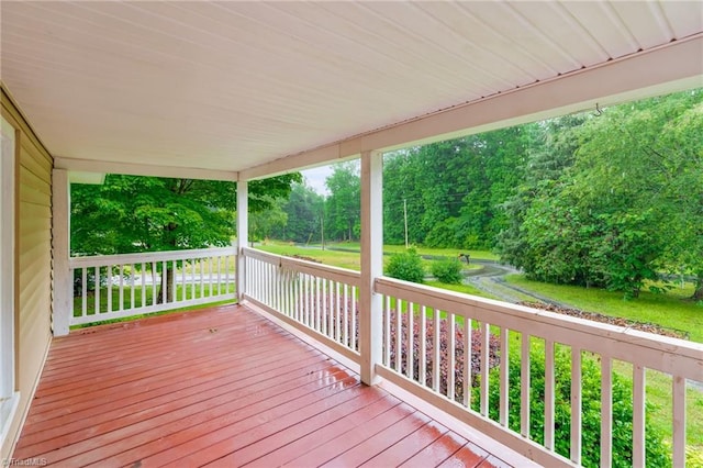 2796 Grant Trl, Randleman, NC 27317 - view of wooden terrace