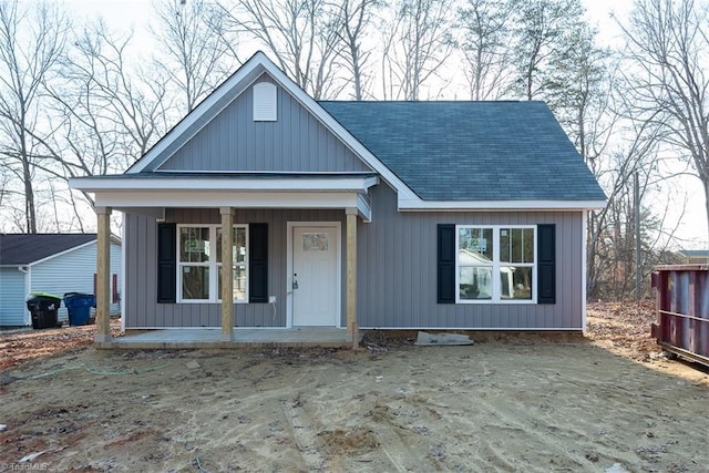 view of front of house featuring a porch