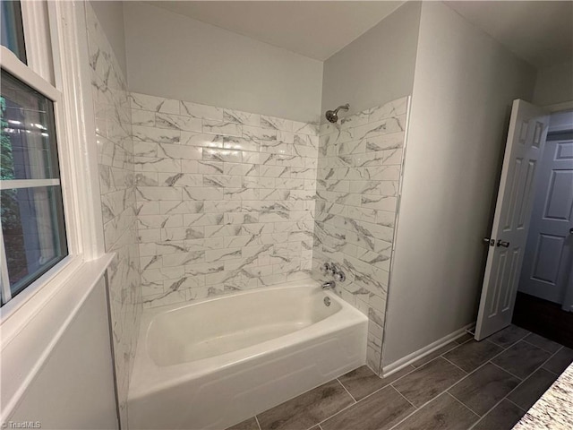 1230 W Sedgefield Dr, Winston-Salem, NC 27107 - bathroom featuring bathtub / shower combination and baseboards