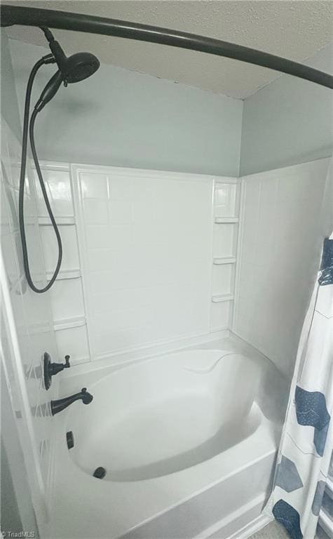 1620 Cherry Blossom Ln Unit 301, Winston-Salem, NC 27127 - bathroom with shower / bath combo with shower curtain