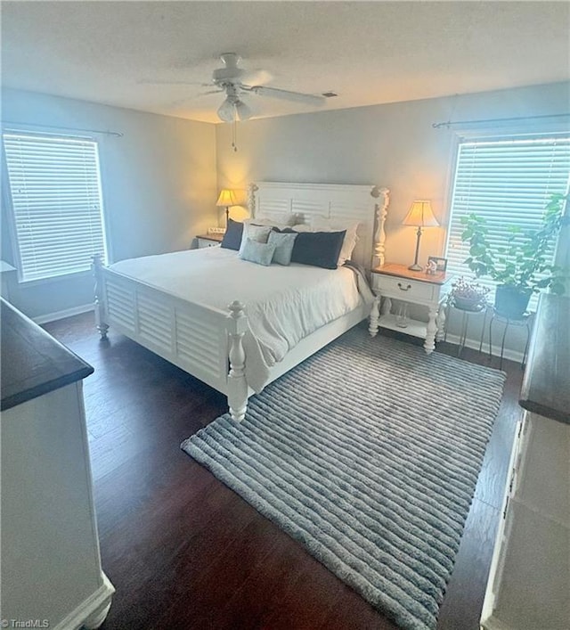 1620 Cherry Blossom Ln Unit 301, Winston-Salem, NC 27127 - bedroom featuring wood finished floors and a ceiling fan