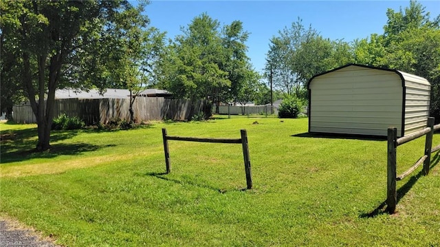 313 Farmstead Rd, King, NC 27021 - view of yard featuring a storage unit