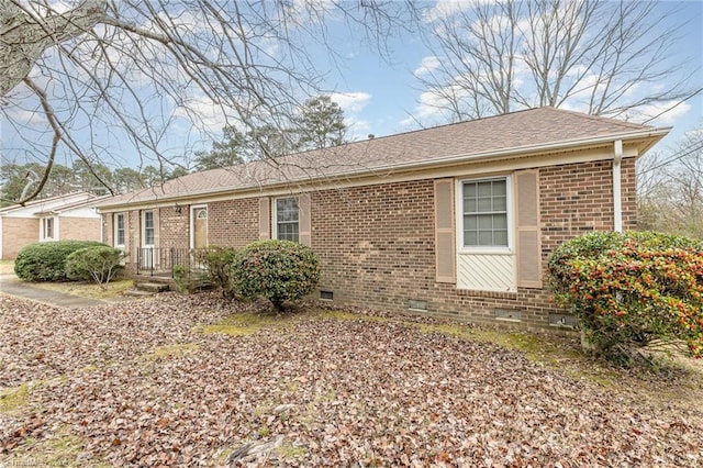 view of ranch-style home