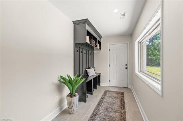 135 Boxwood Cir, Advance, NC 27006 - mudroom featuring light tile patterned floors and baseboards