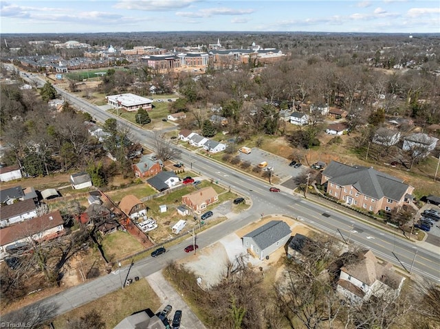 drone / aerial view featuring a residential view