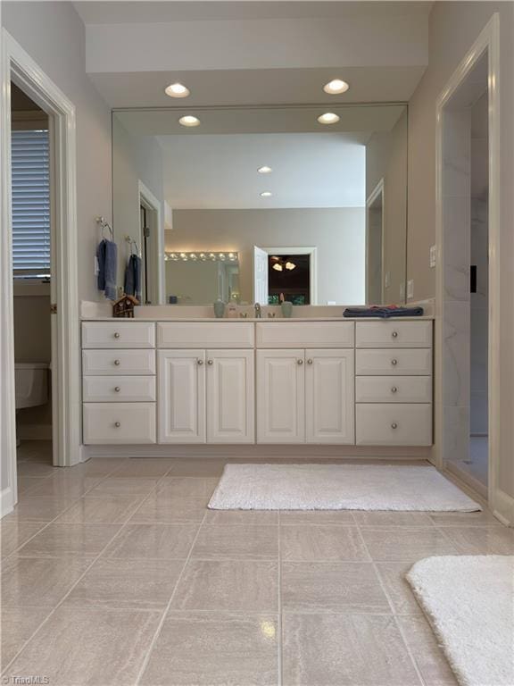 606 Dorado Cir, High Point, NC 27265 - full bath featuring vanity and recessed lighting