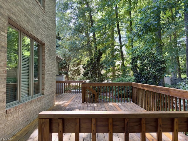 606 Dorado Cir, High Point, NC 27265 - view of wooden terrace