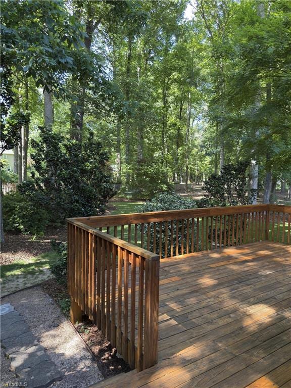 606 Dorado Cir, High Point, NC 27265 - view of deck