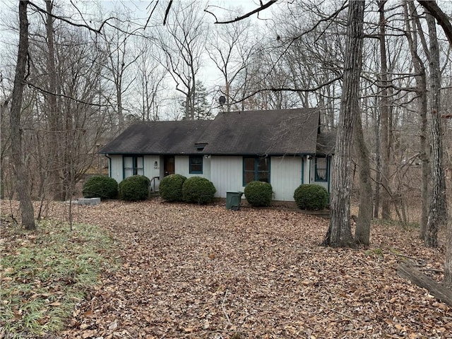 view of ranch-style home