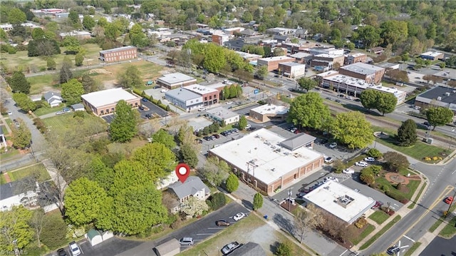 104 E Wilson St, Mebane, NC 27302 - drone / aerial view