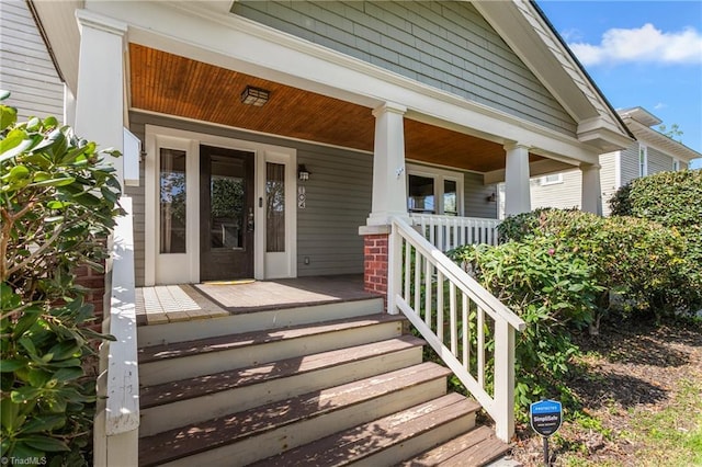 104 E Wilson St, Mebane, NC 27302 - view of exterior entry with covered porch