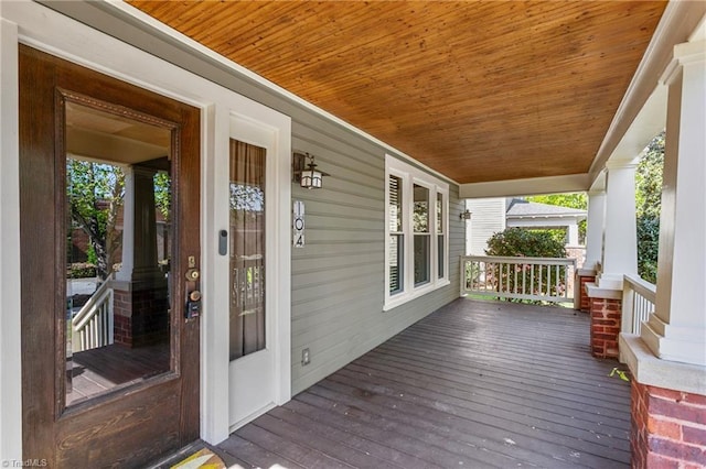 104 E Wilson St, Mebane, NC 27302 - deck with covered porch