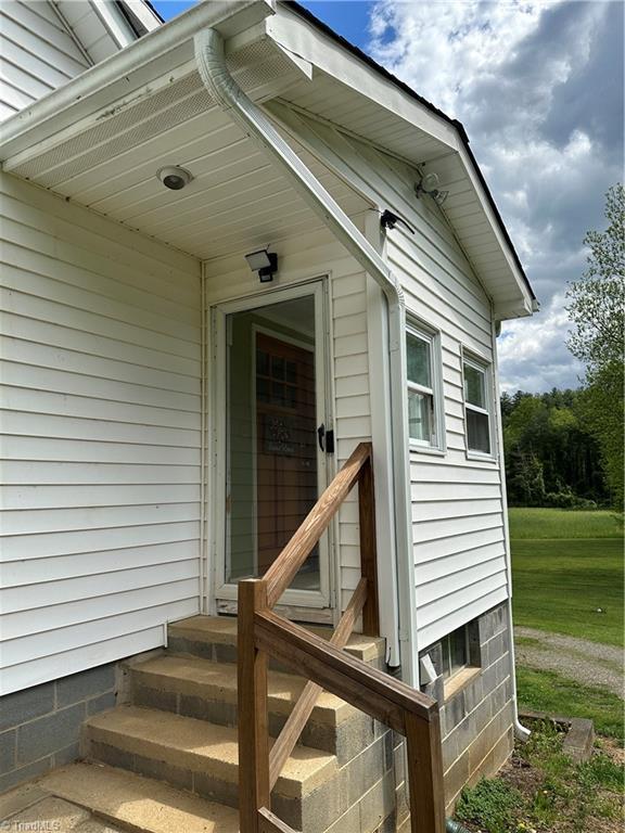 813 Blevins Store Rd, Mount Airy, NC 27030 - view of doorway to property