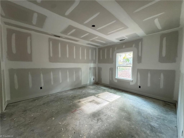 3145 Chapel St, Walkertown, NC 27051 - spare room featuring concrete floors