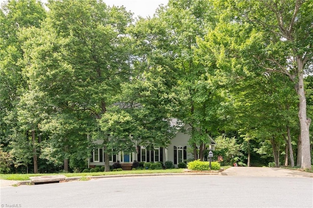 6516 Dornoch Dr, Greensboro, NC 27410 - view of property hidden behind natural elements