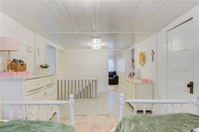 3412 Smithtown Rd, East Bend, NC 27018 - bedroom with wood ceiling
