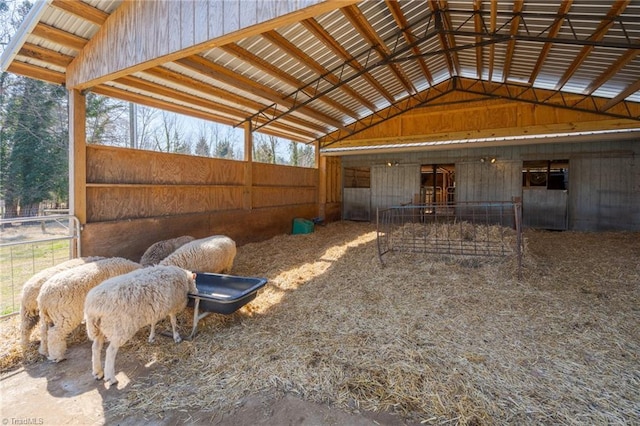 view of stable