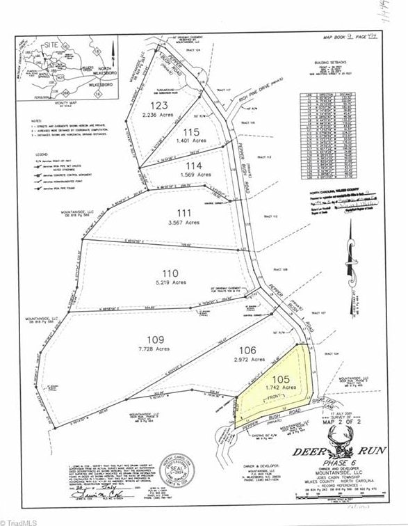 Listing photo 3 for LOT105 Pepper Bush Rd, Purlear NC 28665