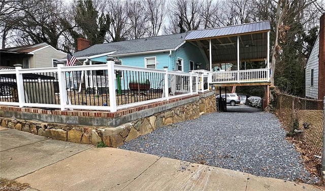 view of rear view of house