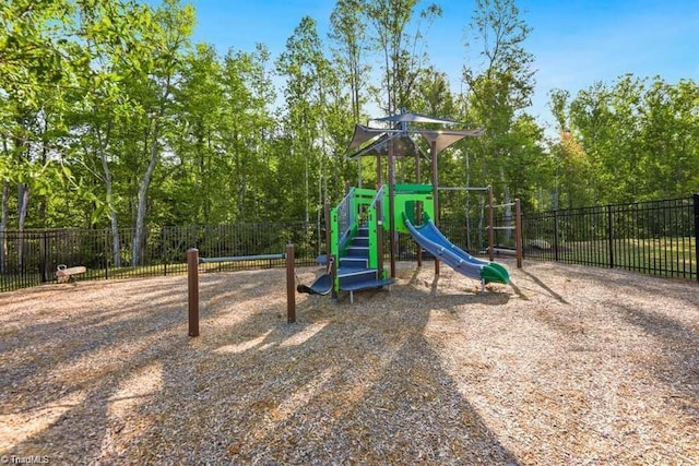 view of jungle gym