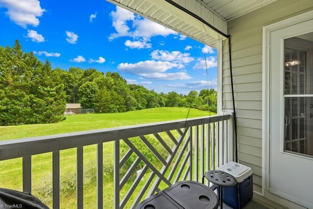 6112 Hedgecock Cir Unit 3B, High Point, NC 27265 - view of balcony