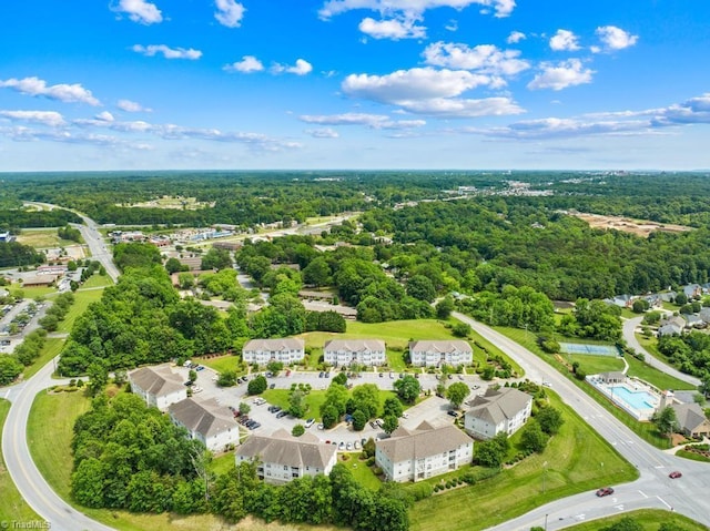 6112 Hedgecock Cir Unit 3B, High Point, NC 27265 - aerial view of a forest