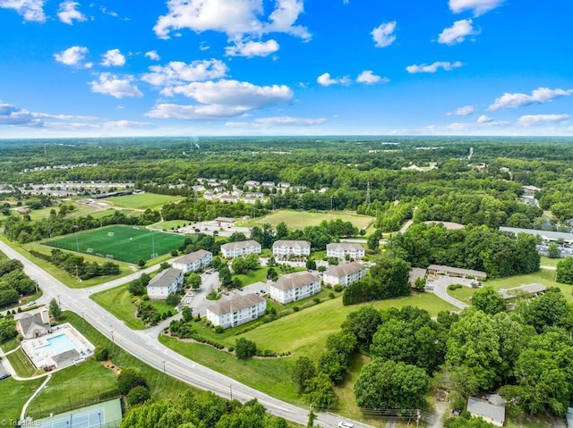 6112 Hedgecock Cir Unit 3B, High Point, NC 27265 - bird's eye view of a heavily wooded area