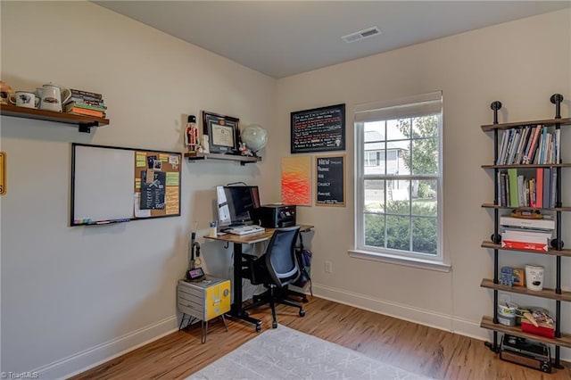 4548 River Gate Dr, Clemmons, NC 27012 - office space featuring baseboards and wood finished floors