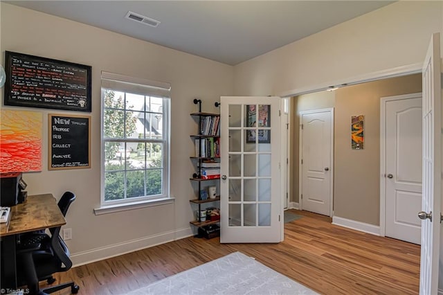 4548 River Gate Dr, Clemmons, NC 27012 - office space with baseboards and wood finished floors