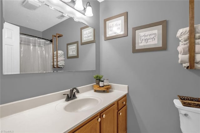 6937 US Highway 158, Stokesdale, NC 27357 - full bathroom featuring vanity and a shower with curtain
