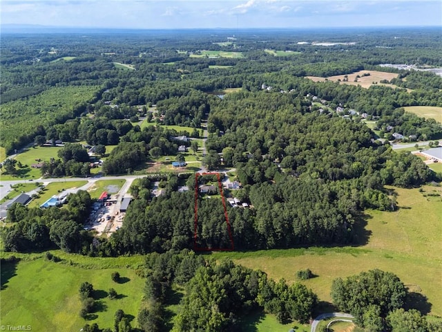 6937 US Highway 158, Stokesdale, NC 27357 - aerial view of property's location with a heavily wooded area
