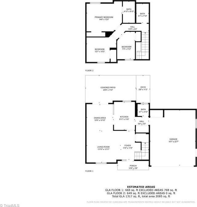 6937 US Highway 158, Stokesdale, NC 27357 - view of floor plan / room layout