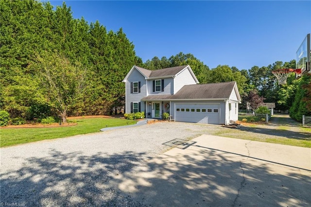 6937 US Highway 158, Stokesdale, NC 27357 - traditional home featuring driveway, an attached garage, and a front lawn