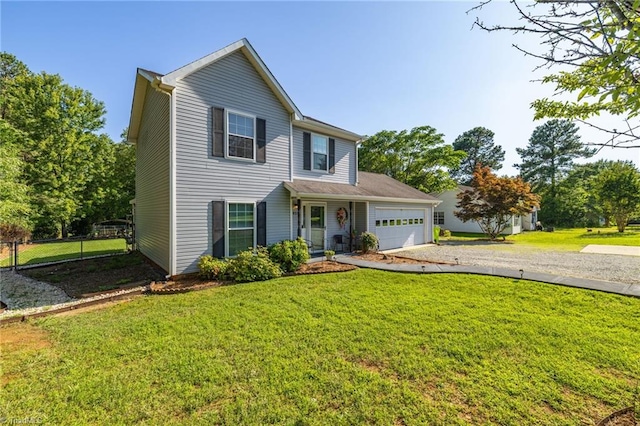 6937 US Highway 158, Stokesdale, NC 27357 - traditional home with gravel driveway and a garage
