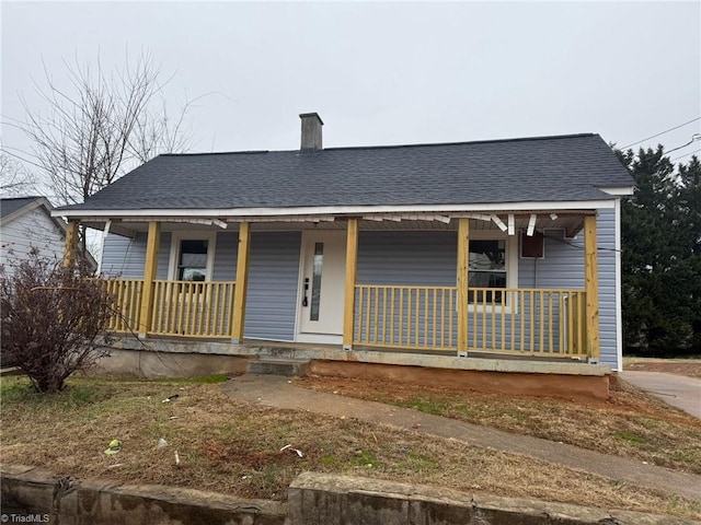 bungalow with covered porch