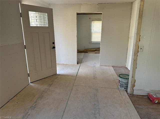 view of entrance foyer