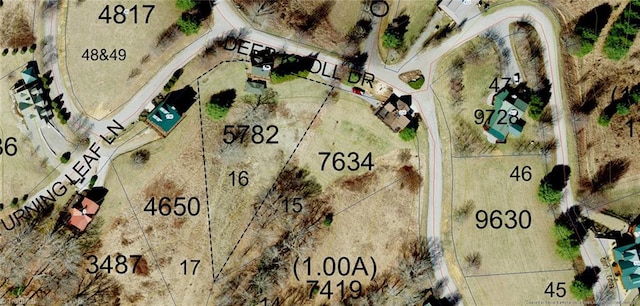 240 Deer Knoll Dr, Piney Creek, NC 28663 - aerial map of property and surrounding area featuring property parcel outlined