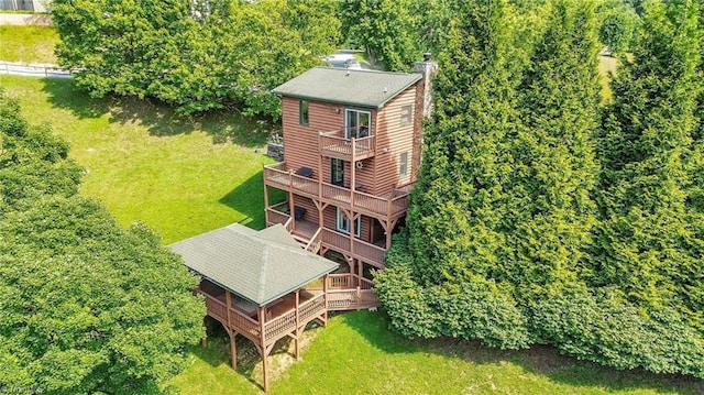 240 Deer Knoll Dr, Piney Creek, NC 28663 - view from above of property